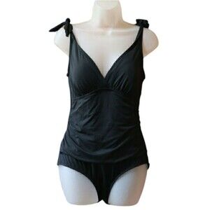 Jantzen Black Women's One Piece Swimsuit 10
